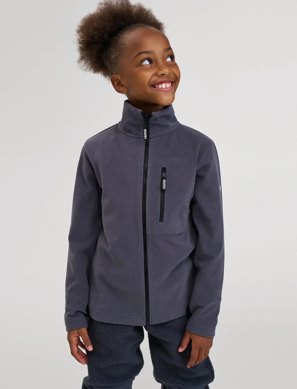 Reima - Fleece sweater, Iisisti - dressipluusid - soft black - 0