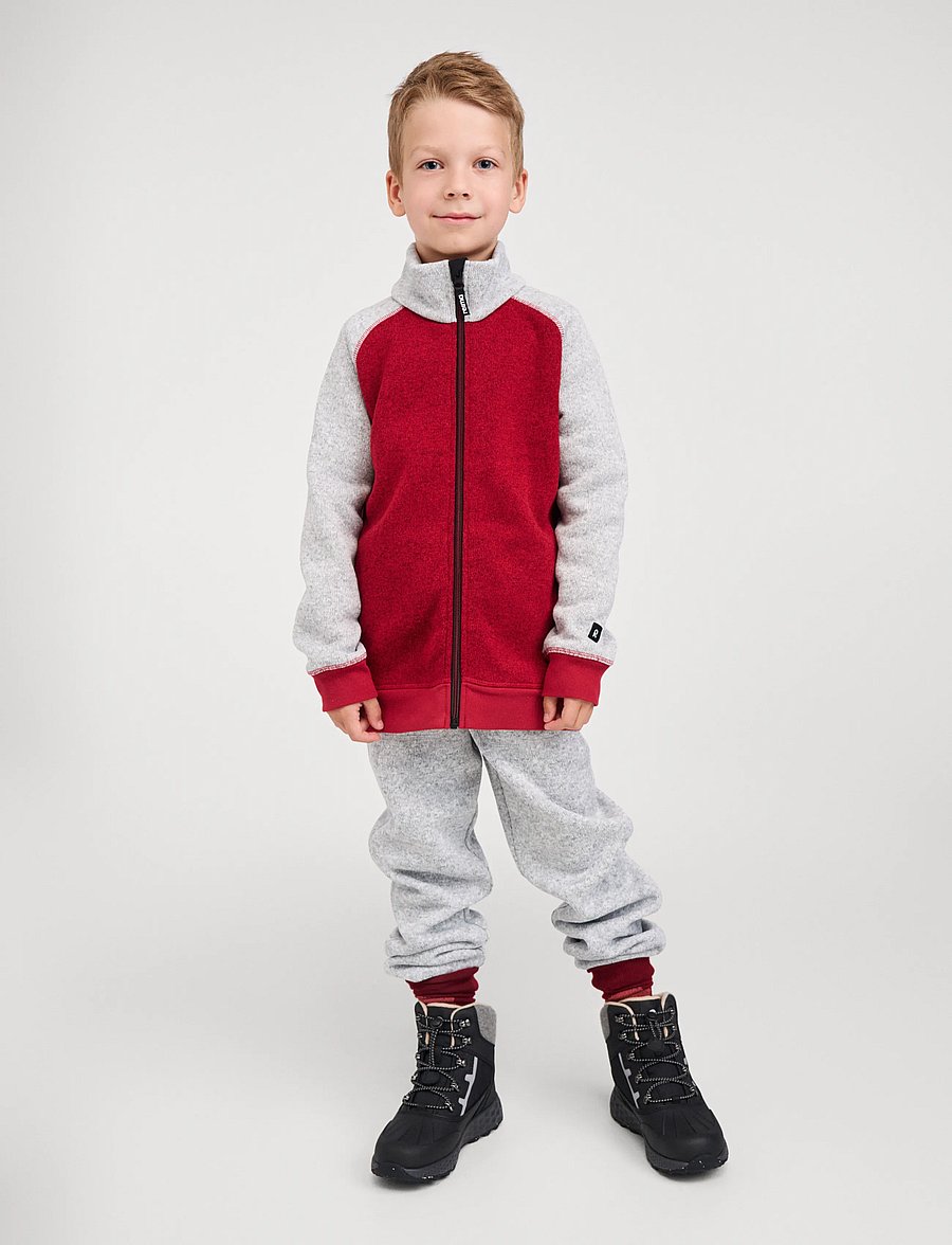 Reima - Fleece sweater, Neulomus - isolerade jackor - cranberry - 2