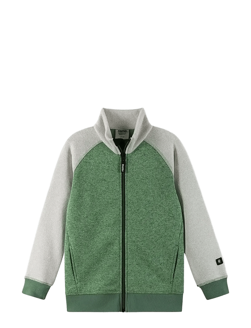 Reima - Fleece sweater, Neulomus - green clay - 0