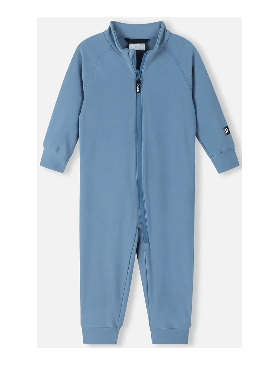Reima - Fleece overall, Tarhaan - langärmelige bodys - blue ocean - 0