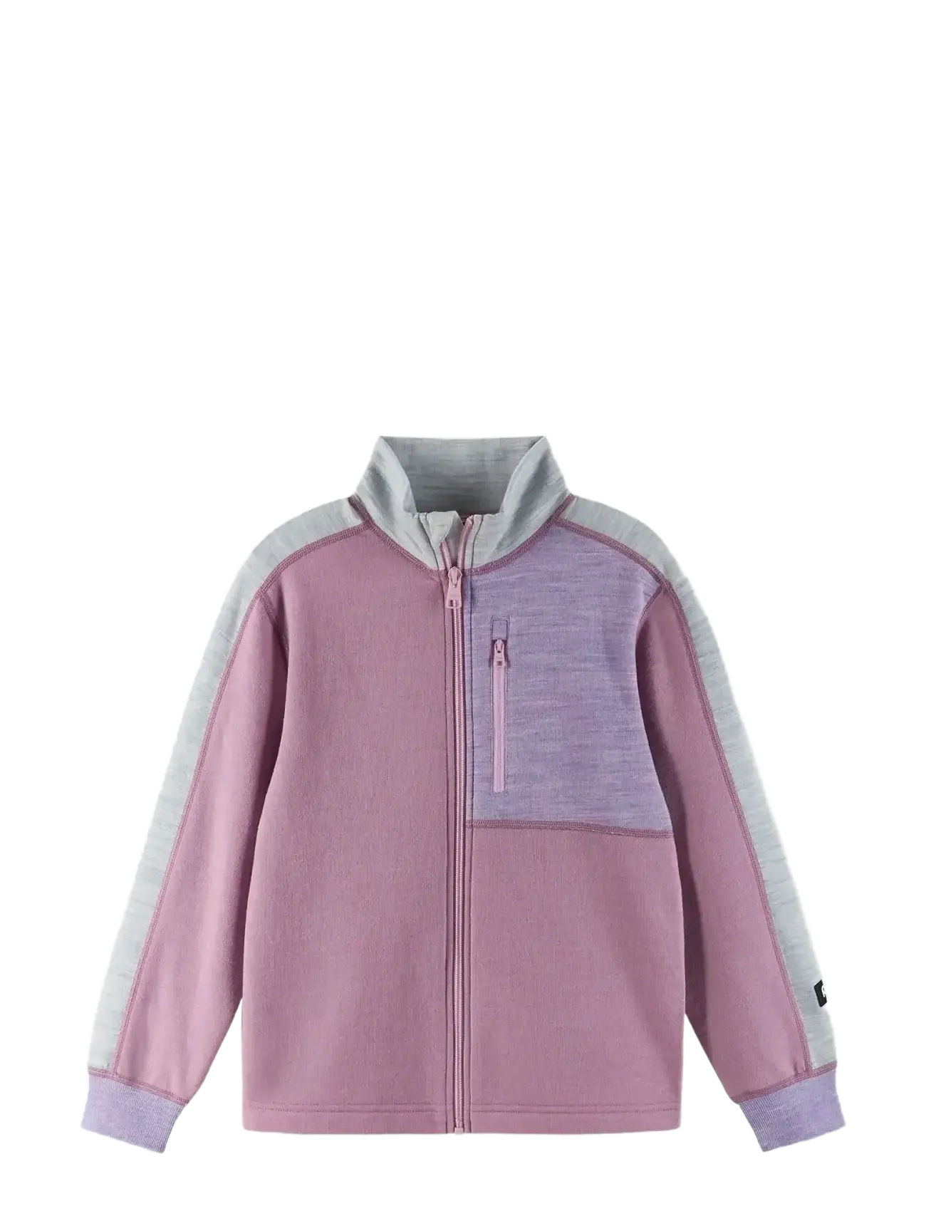 Reima Wool sweater, Merin - Tops - GREY PINK / pink/rose