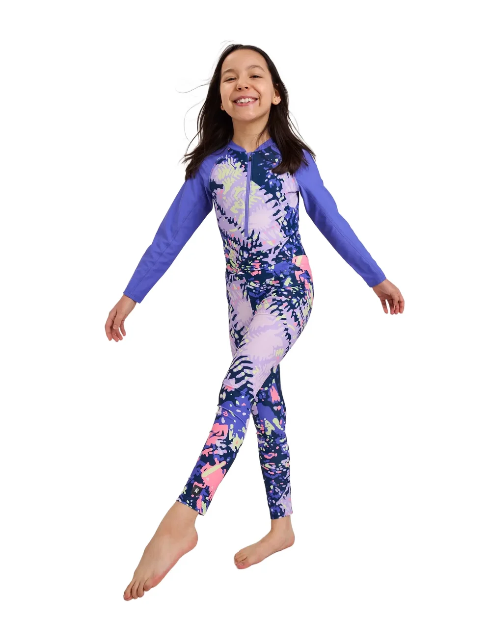 Reima - SunProof swimsuit, Aallot - uv-tøj - blooming lilac - 0