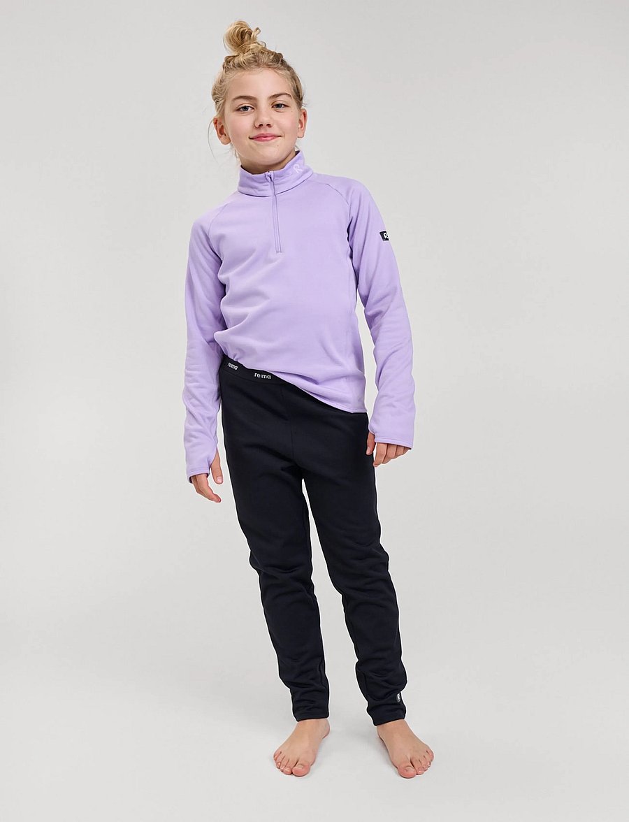 Reima - Fleece pants, Olmeri - jooksu- ja treeningretuusid - black - 0