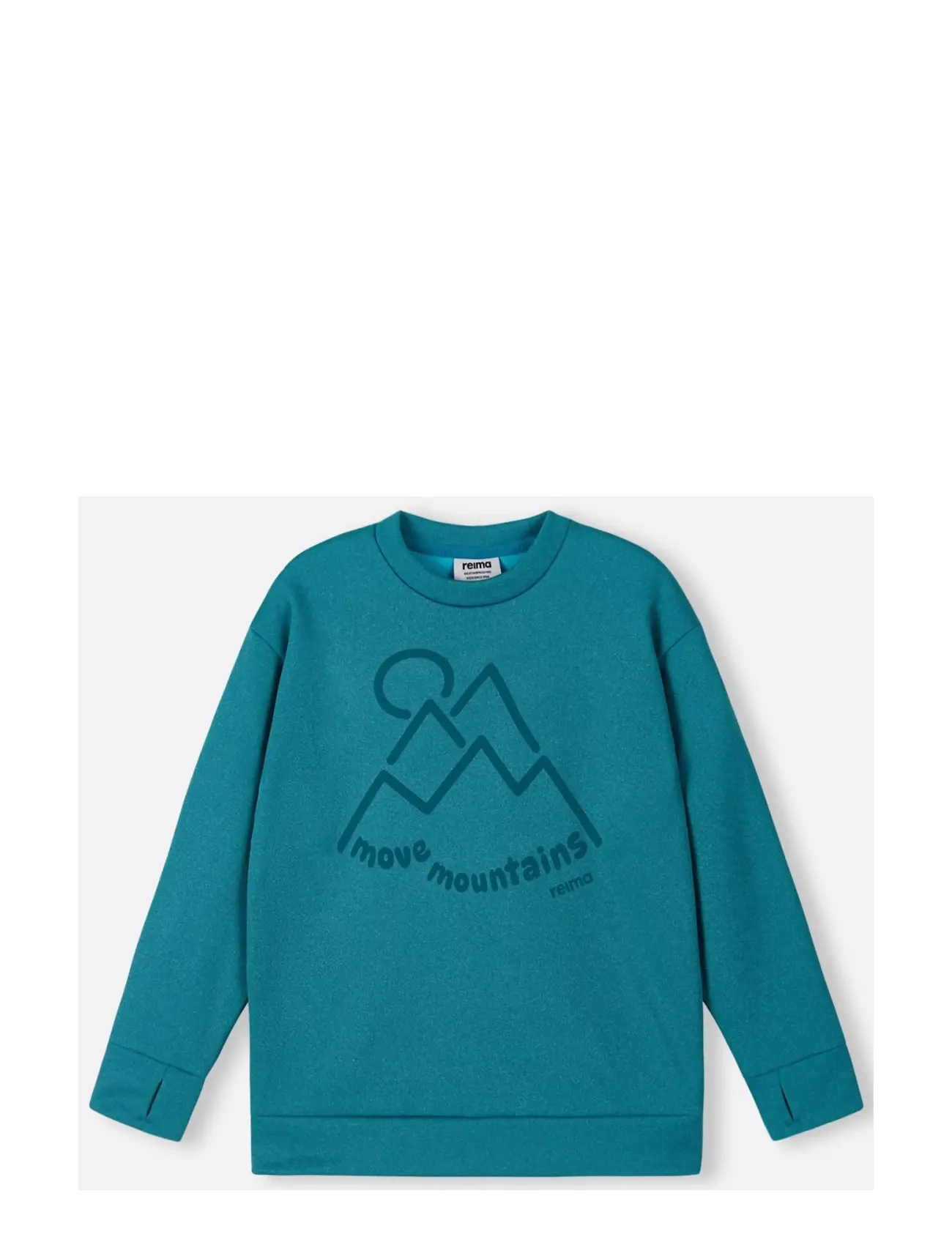 REIMA Sweatshirt, Reila Blau - 146 - Kinder