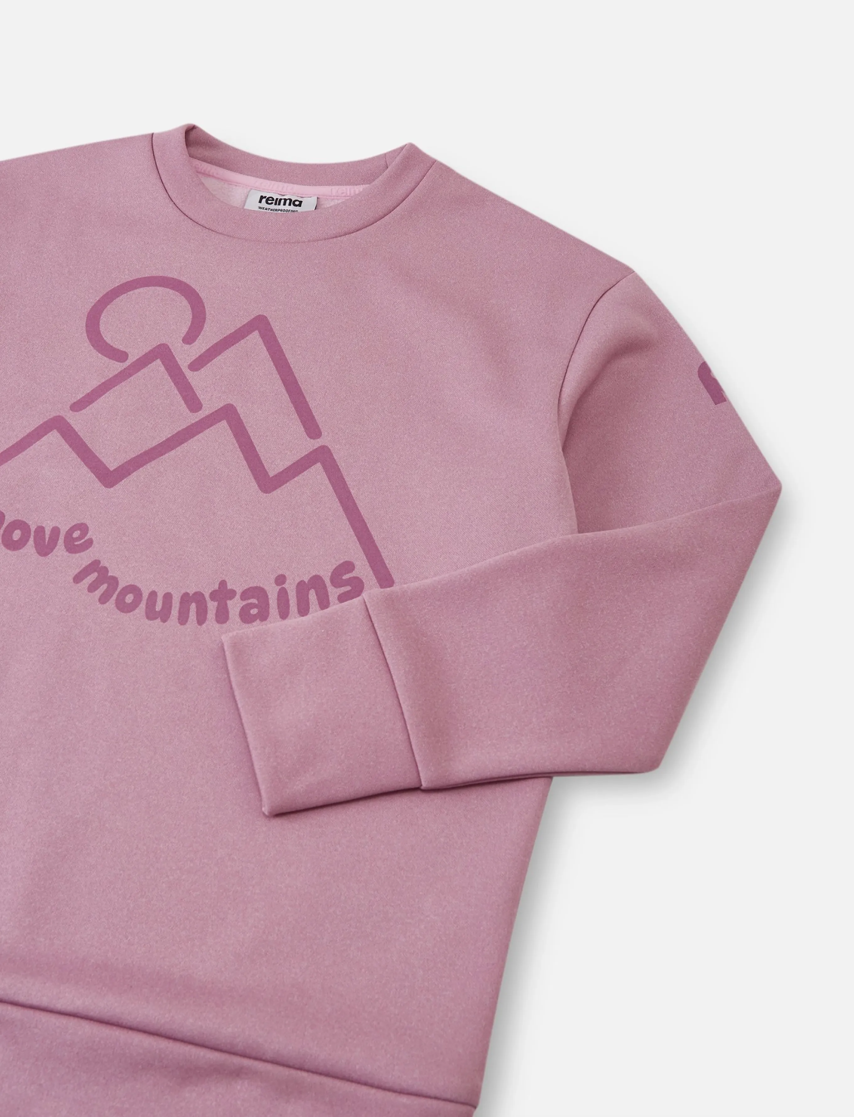 Reima - Sweatshirt, Reila - sweatshirts - grey pink - 3
