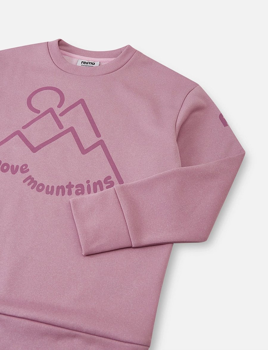 Reima - Sweatshirt, Reila - sweatshirts - grey pink - 3