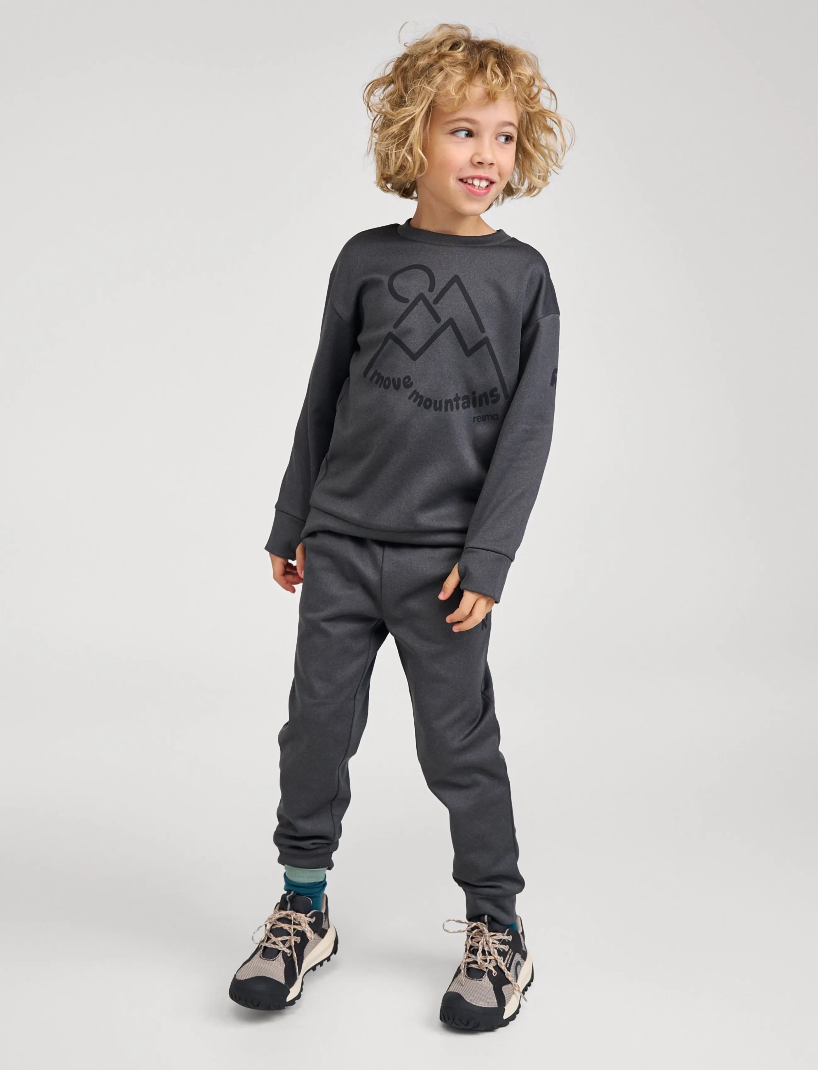 Reima Pants, Nasta, 122, Unterteile, Grau - Sweatpants, Kinder