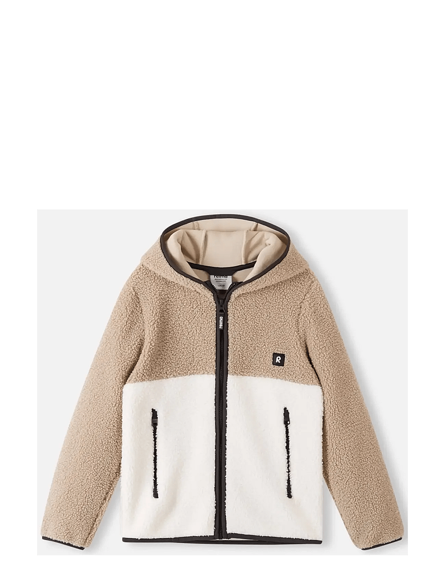 Reima - Fleece hoodie, Muhkea - paksud joped - earthy beige - 1