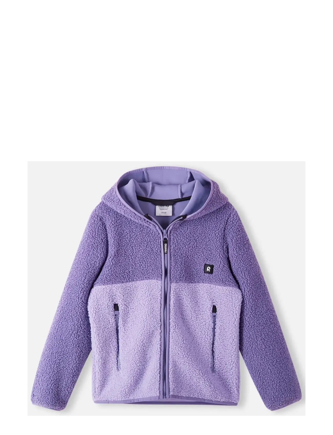 Reima Fleece Hoodie, Muhkea, 134, Purple, Yderbeklædning Af Fleece > Fleecejakker, Børn