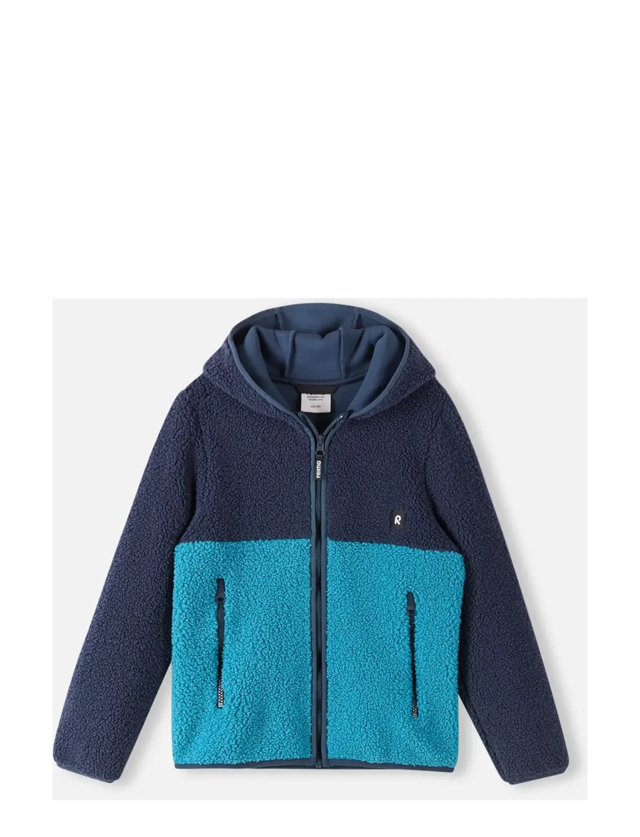 Reima Fleece Hoodie, Muhkea, 116, Navy, Yderbeklædning Af Fleece > Fleecejakker, Børn
