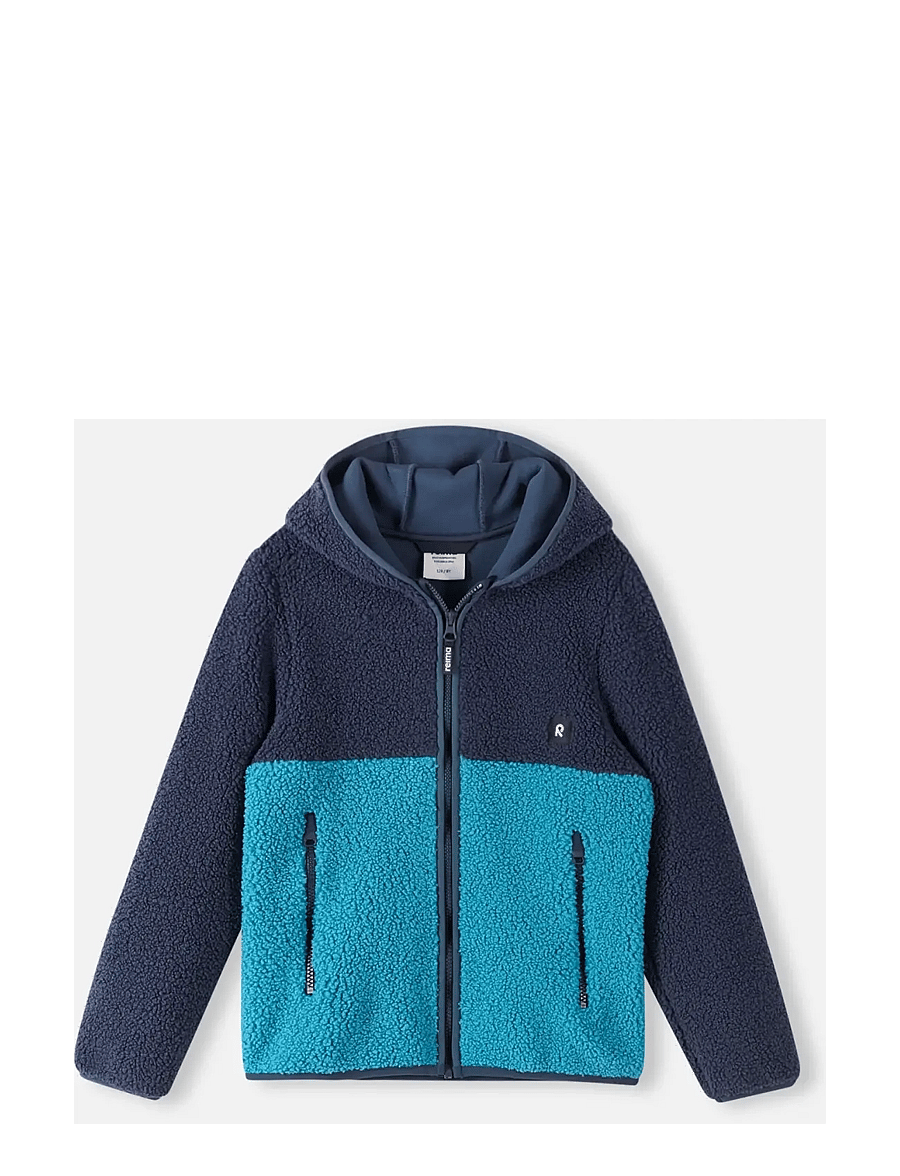 Reima - Fleece hoodie, Muhkea - isolierte jacken - navy - 0