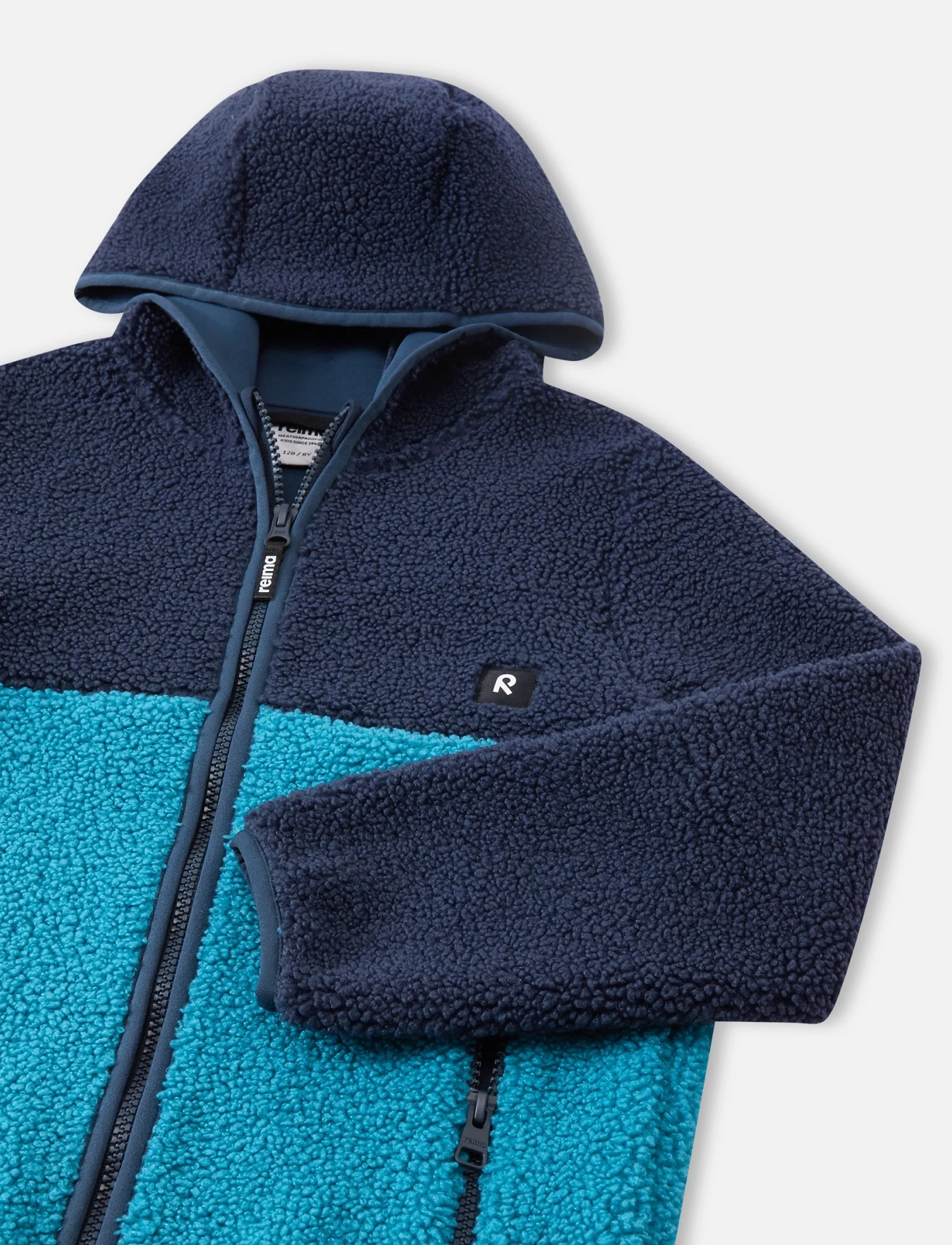 Reima - Fleece hoodie, Muhkea - isolierte jacken - navy - 2