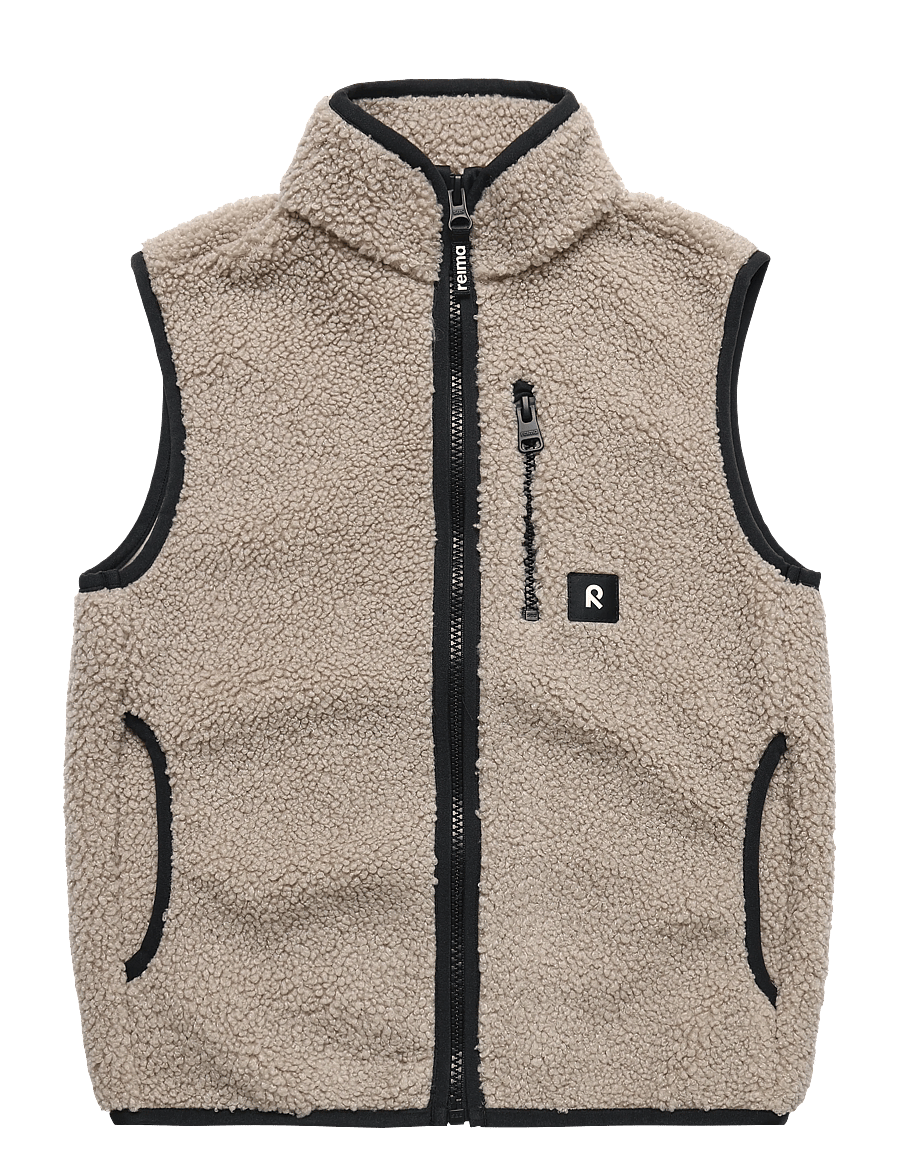 Reima - Fleece vest, Tupas - ytterkläder - earthy beige - 0
