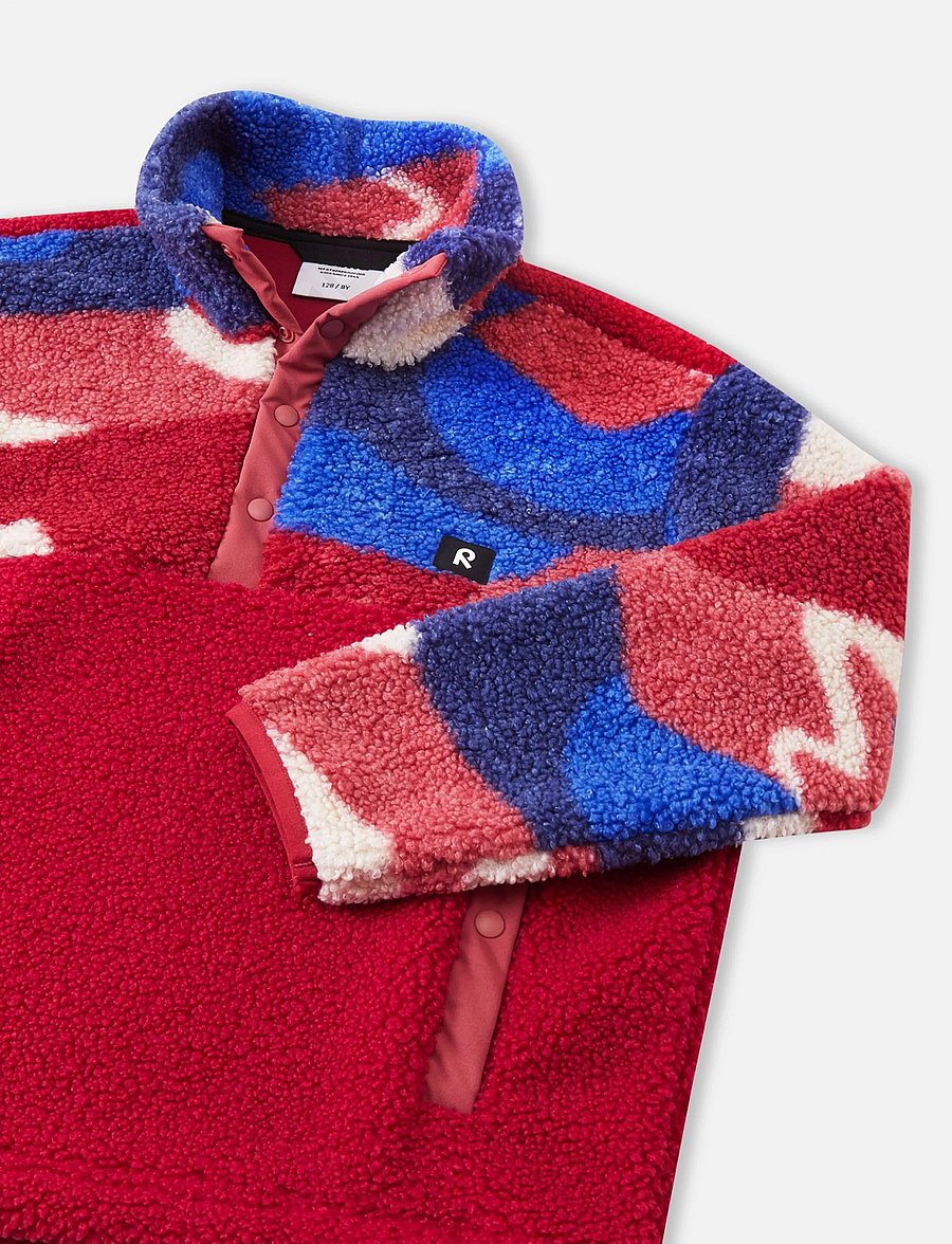 Reima - Fleece sweater, Muhku - isolierte jacken - cranberry - 2