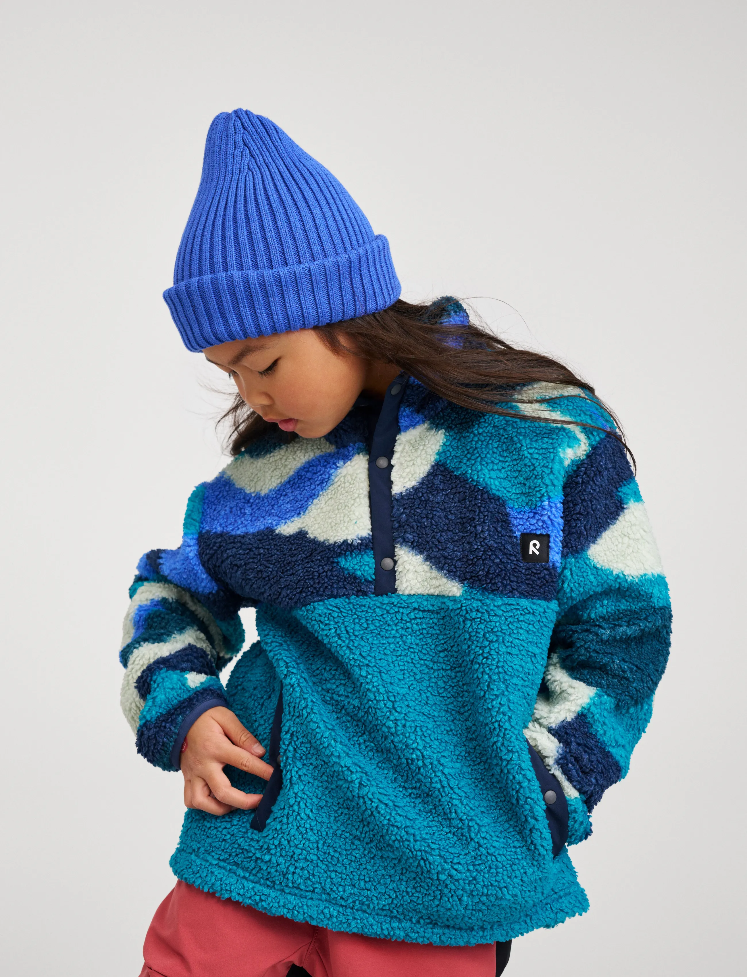 Reima - Fleece sweater, Muhku - isolierte jacken - sparkly blue - 2