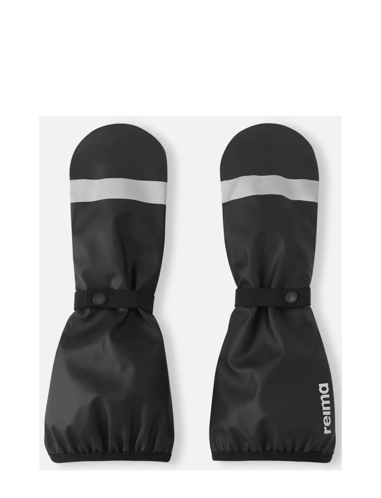 Reima Rain Mittens, Puro, Børn, Refleks Regnluffer, Sort, Str: 2