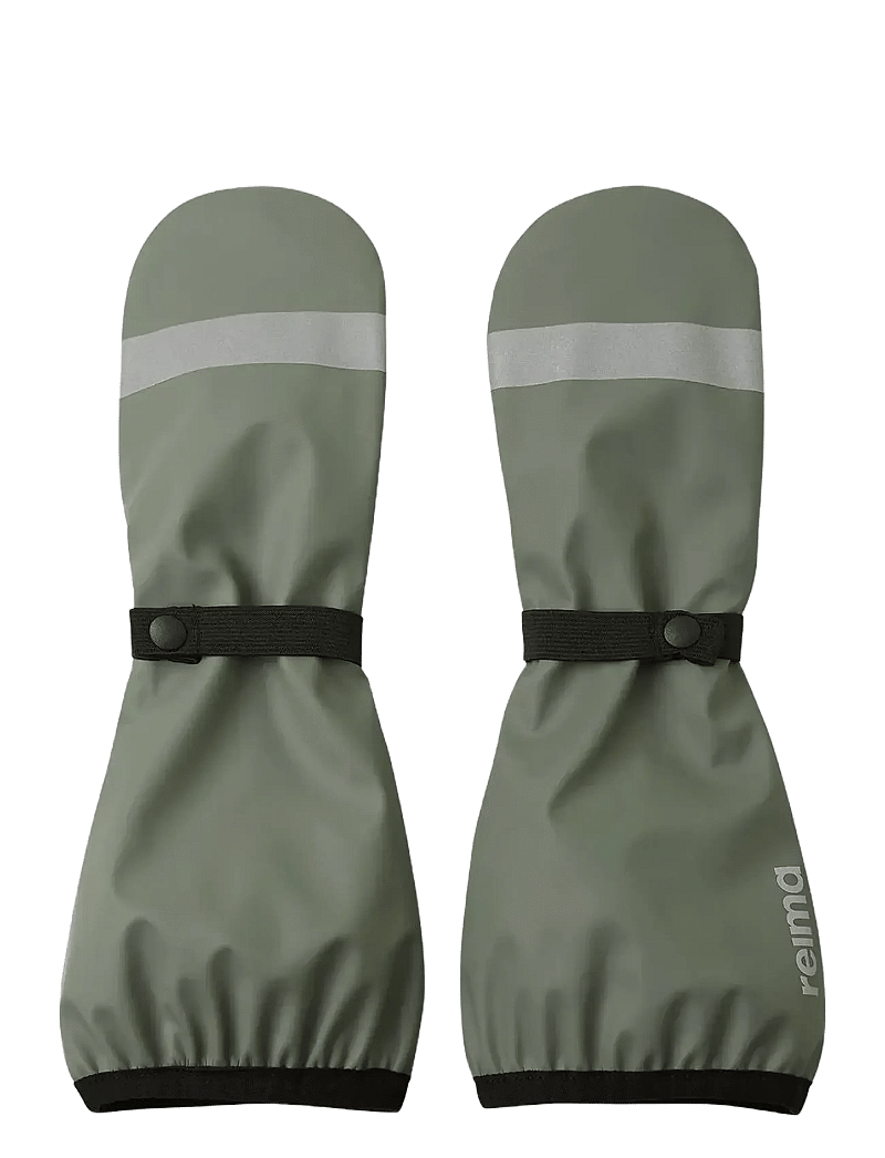Reima - Rain mittens, Puro - regnhandsker - greyish green - 0