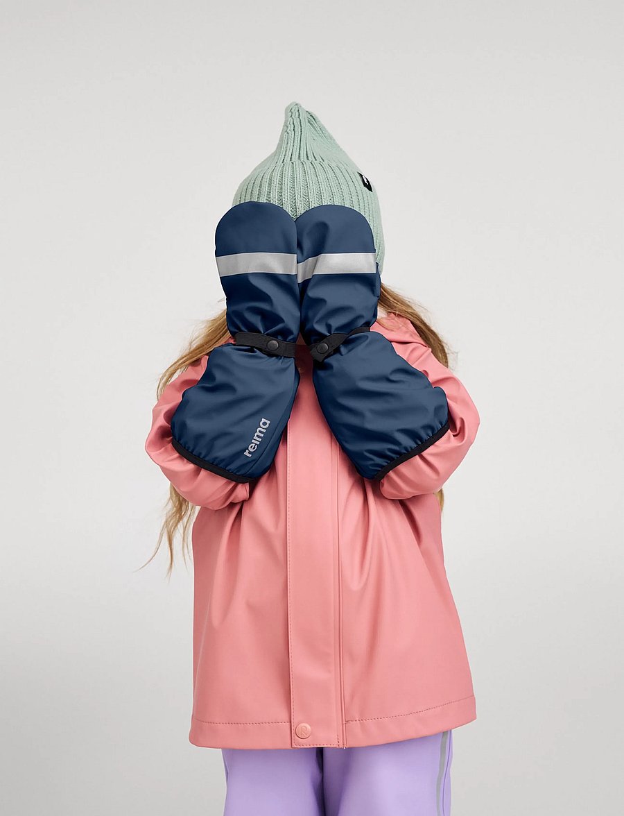 Reima - Rain mittens, Puro - regnhandsker - navy - 0