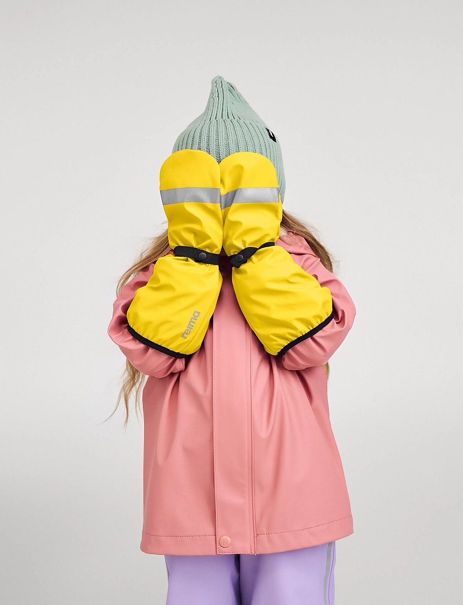 Reima - Rain mittens, Puro - regen-handschuhe - yellow - 0