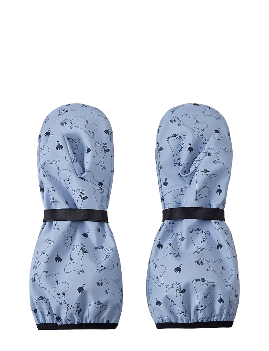 Reima - Rain mittens, Moomin Puro - regnhandsker - airy blue - 1