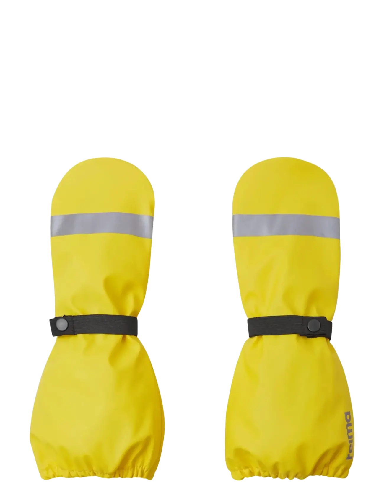 Reima Rain Mittens, Kura, Børn, Refleks Regnvante, Gul, Str: 5