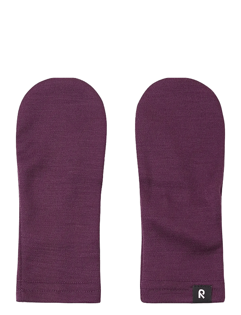 Reima - Mittens (knitted), Eino - deep purple - 0