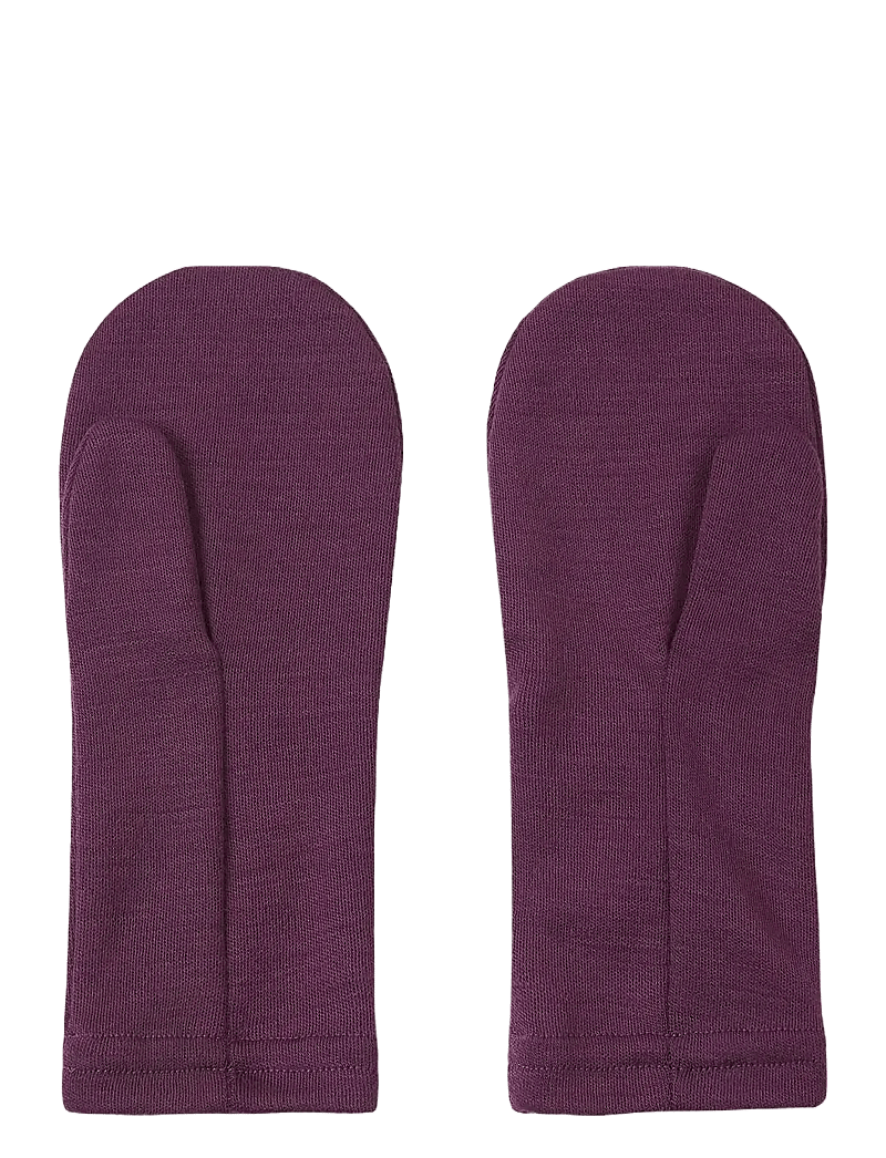 Reima - Mittens (knitted), Eino - deep purple - 1