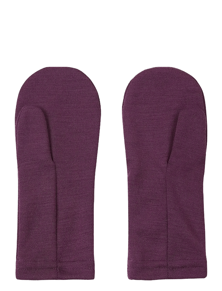 Reima - Mittens (knitted), Eino - kindad - deep purple - 1