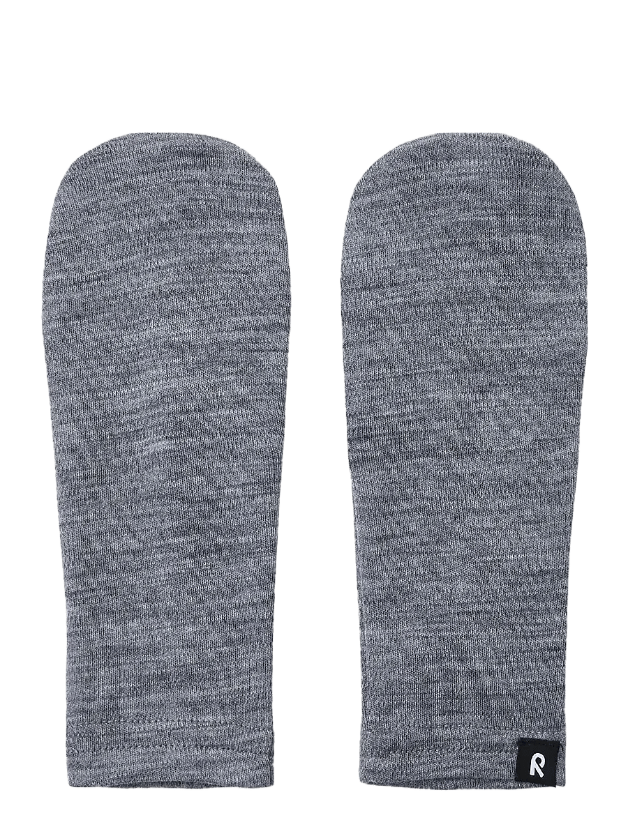Reima - Mittens (knitted), Eino - melange grey - 0