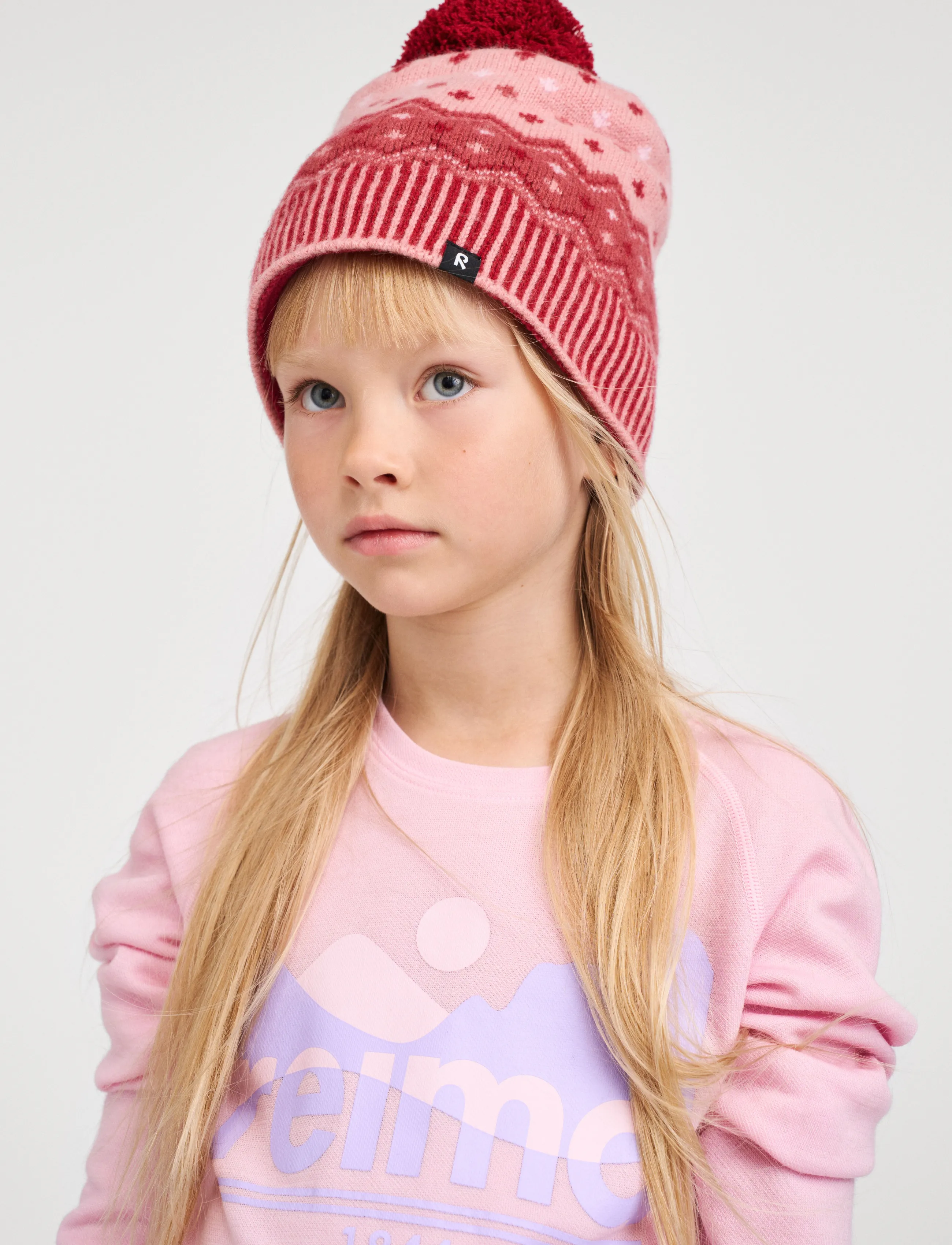 Reima - Beanie, Pohjoinen - wintermützen - cranberry - 2