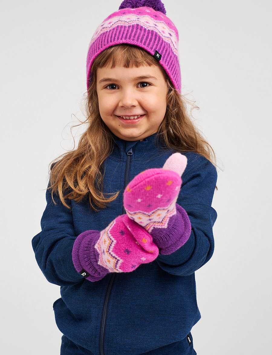 Reima - Beanie, Pohjoinen - beanie mütsid - plum purple - 0