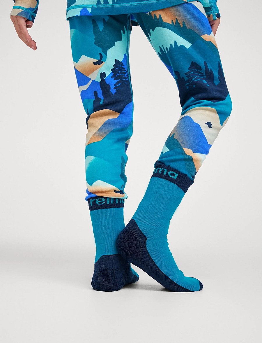 Reima - Socks, Villalla - sokid - aquatiblue - 0