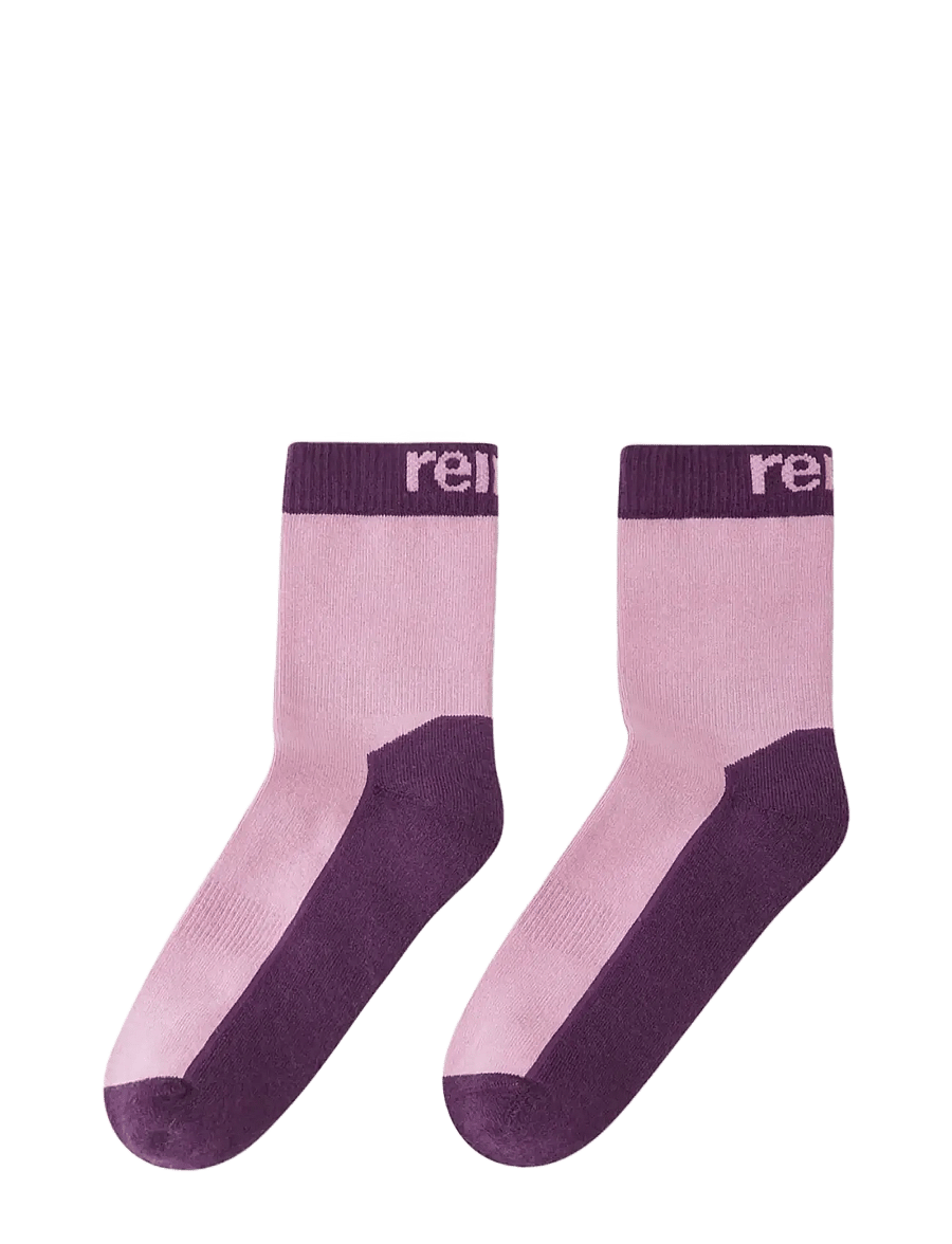 Reima - Socks, Villalla - grey pink - 0