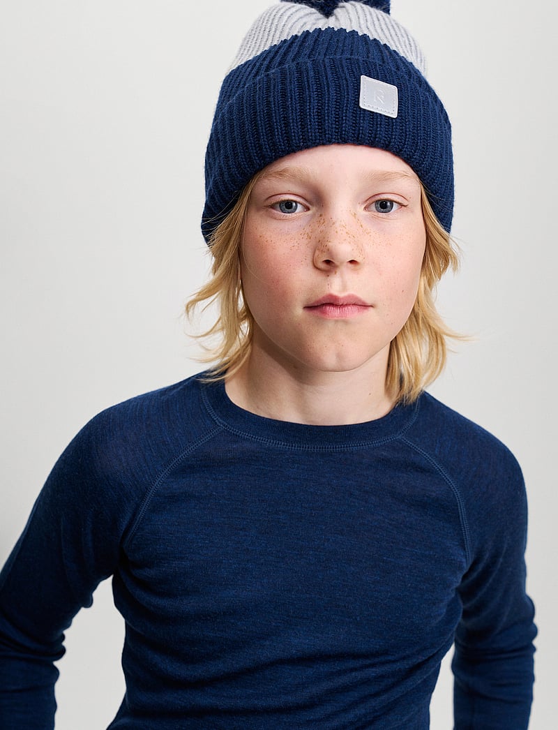 Reima - Kids' beanie Taasko - wintermützen - navy - 0