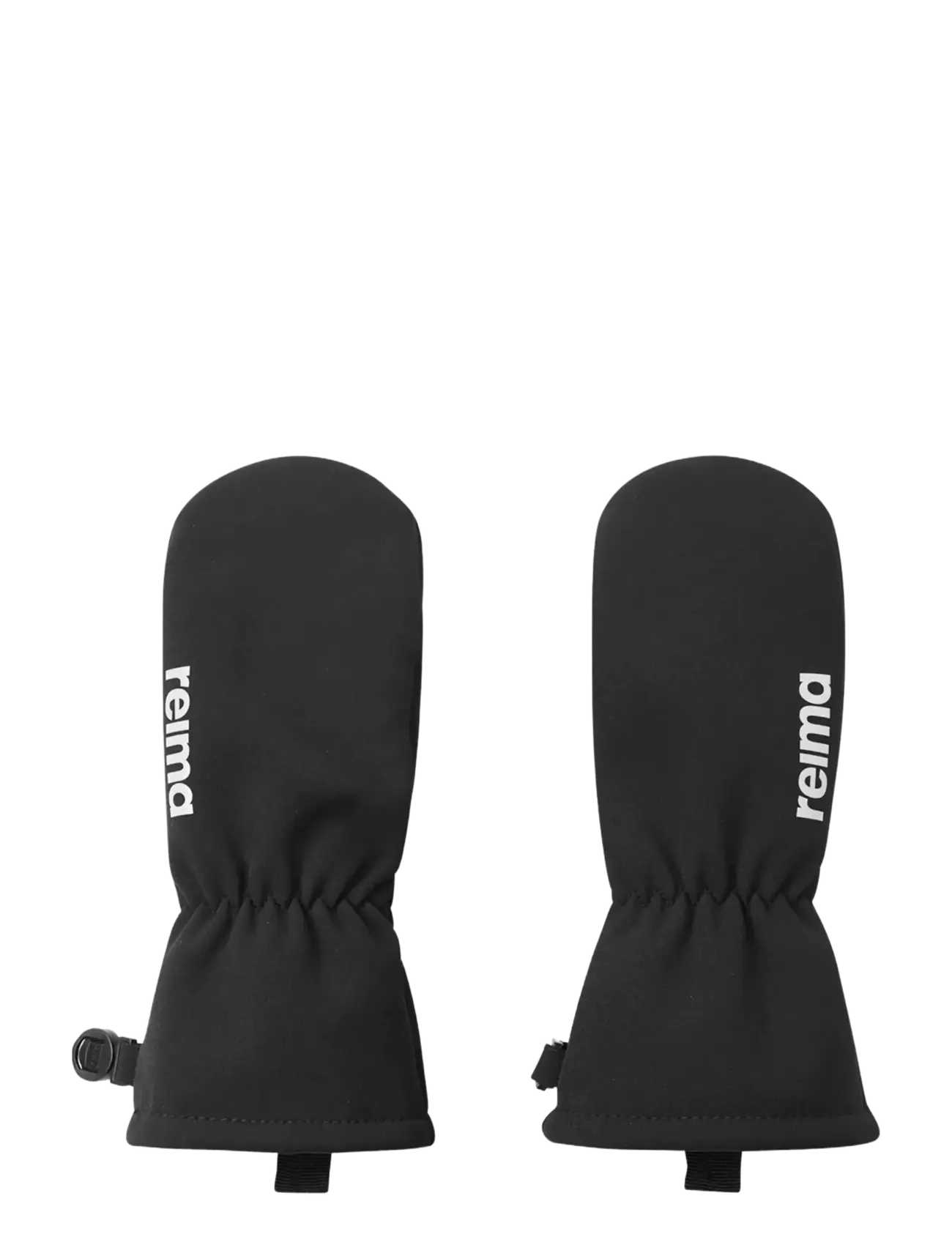 Reima Softshell Mittens, Osaten, 5, Black, Handsker Og Vanter > Vanter, Børn