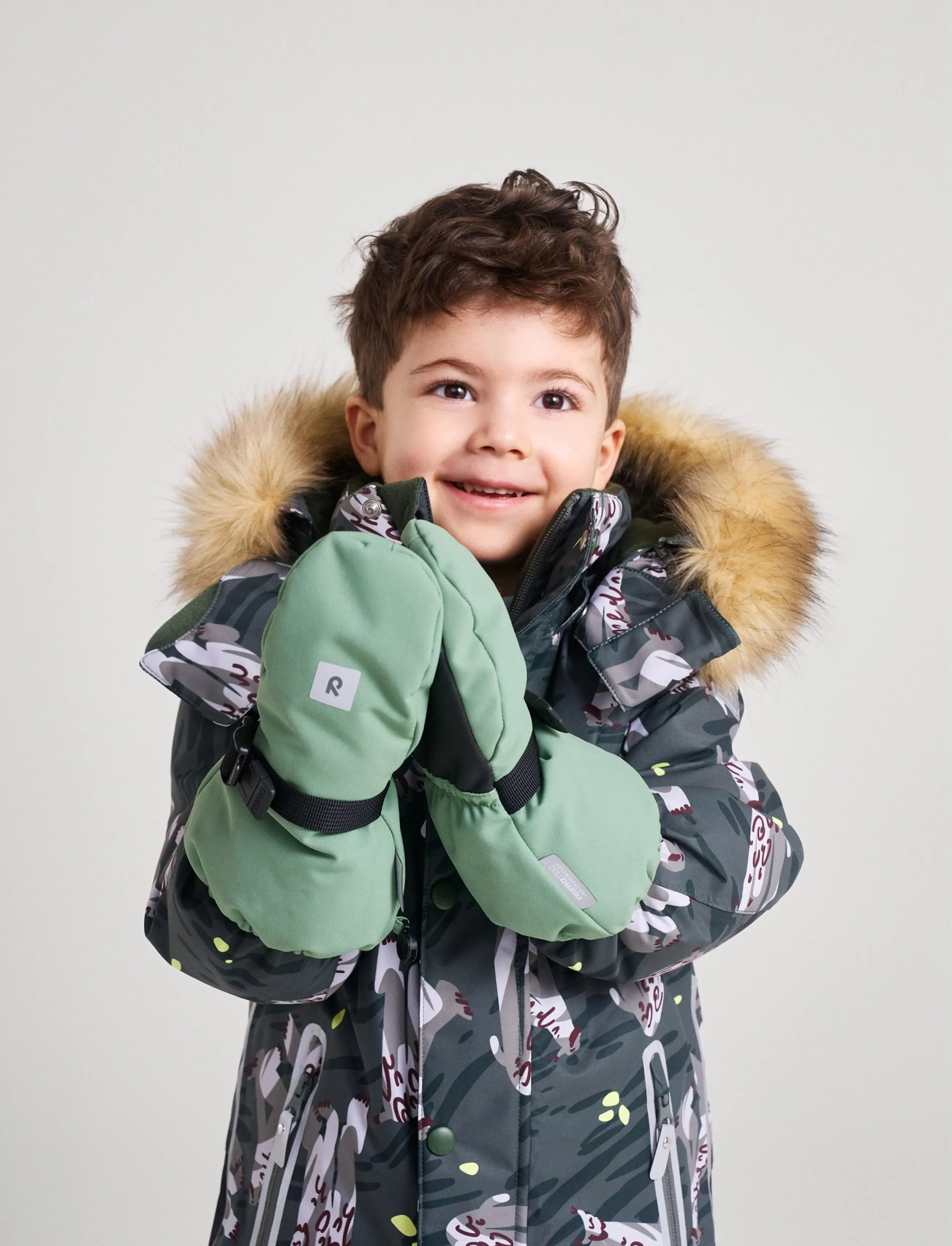 Reima - ReimaTec mittens, Ote - accessoires - green clay - 3