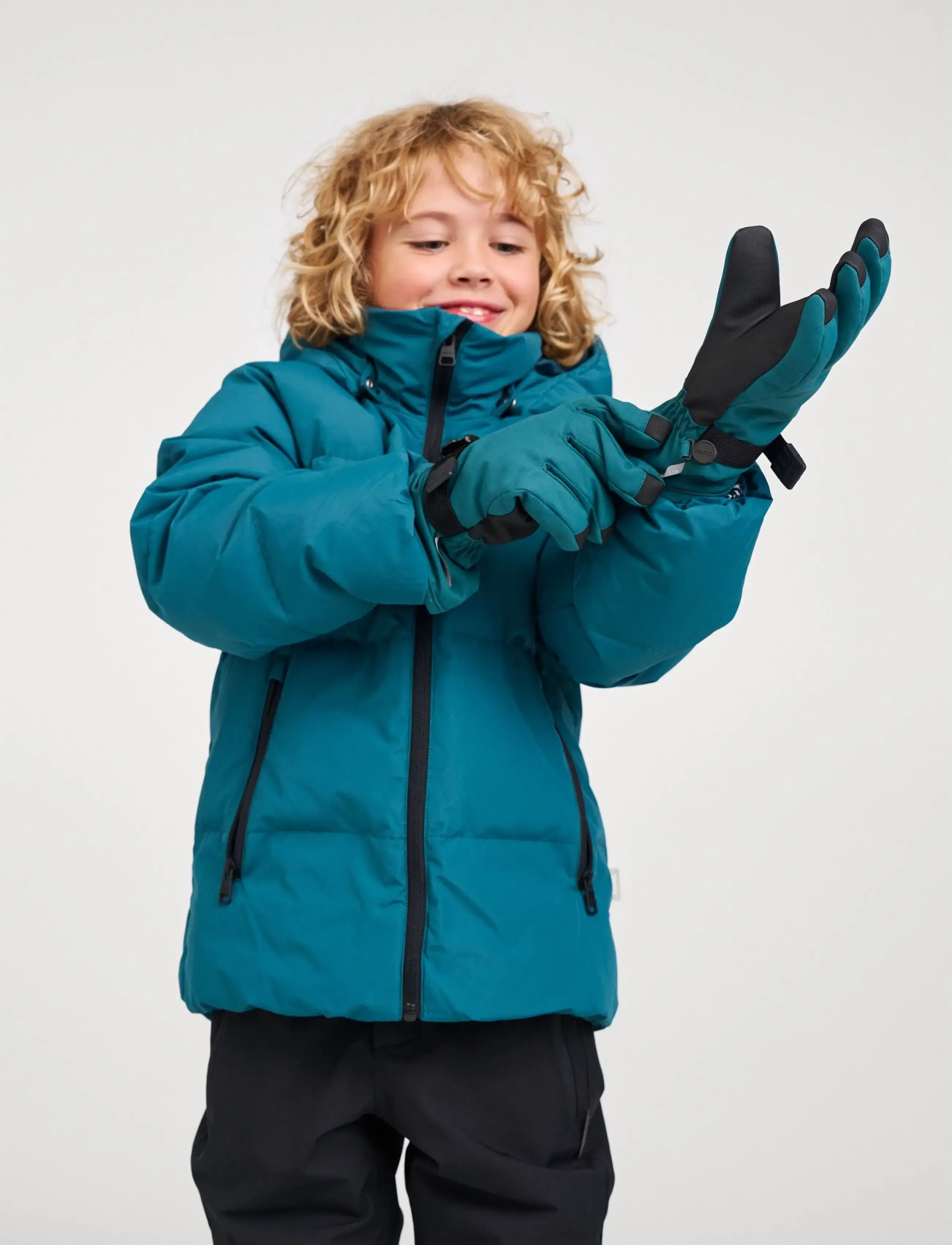 Reima ReimaTec gloves, Tartu - Accessoarer - DARK TEAL / green