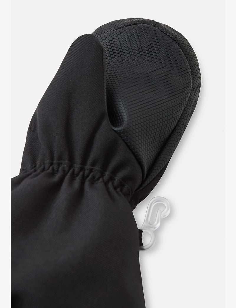 Reima - Moffen - kid's woven winter Mittens - black - 2