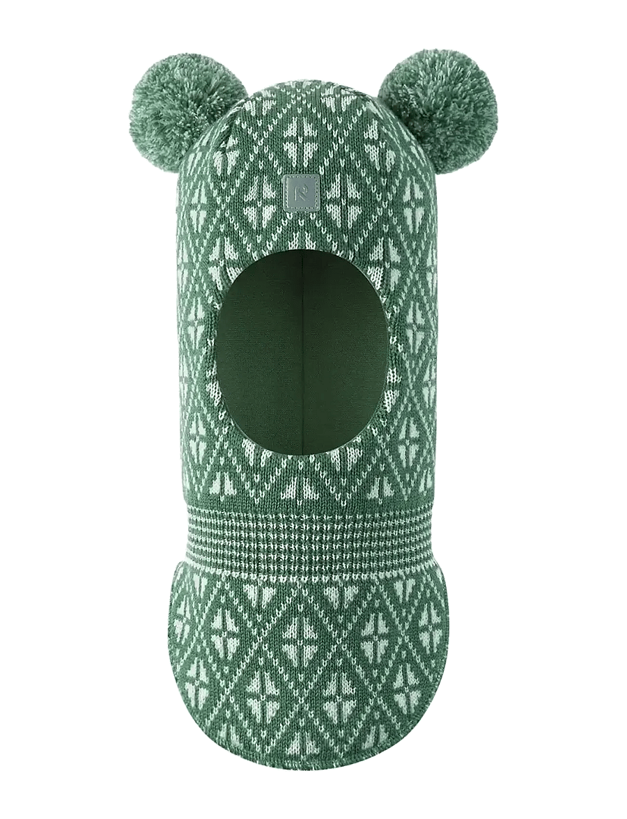 Reima - Balaclava, Kuuraan - mützen & caps - green clay - 1