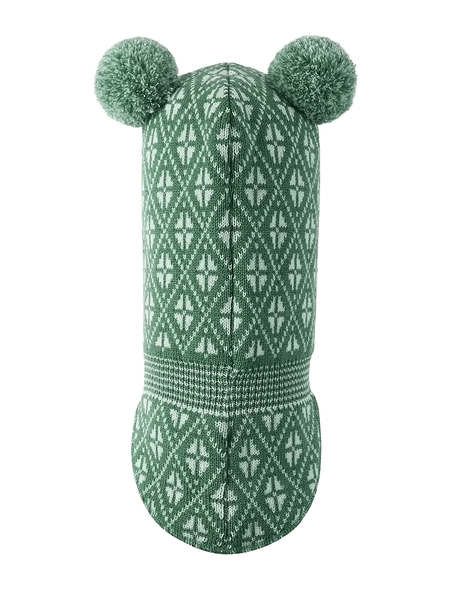 Reima - Balaclava, Kuuraan - mützen & caps - green clay - 3