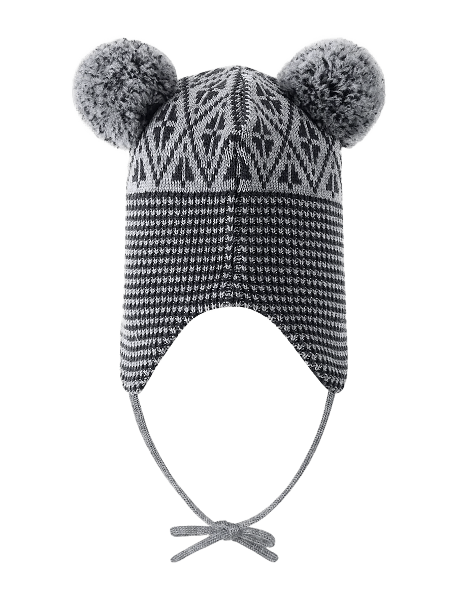 Reima - Beanie, Kuuru - beanie mütsid - melange grey - 1