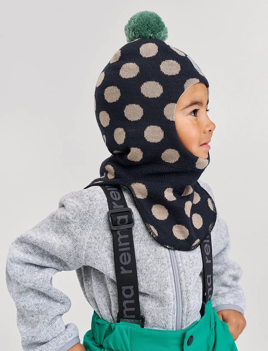 Reima - Balaclava, Polkka - mützen & caps - black - 0