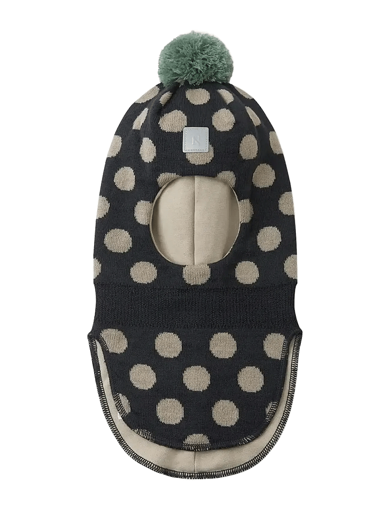Reima - Balaclava, Polkka - mütsid ja nokamütsid - black - 4