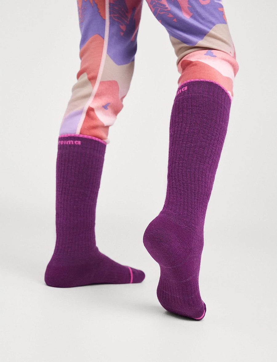 Reima - Socks, Urheilu - strumpor - plum purple - 0