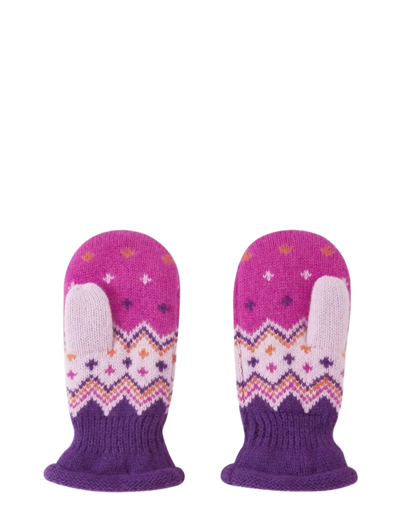 Reima - Mittens (knitted), Lapanen - plum purple - 2