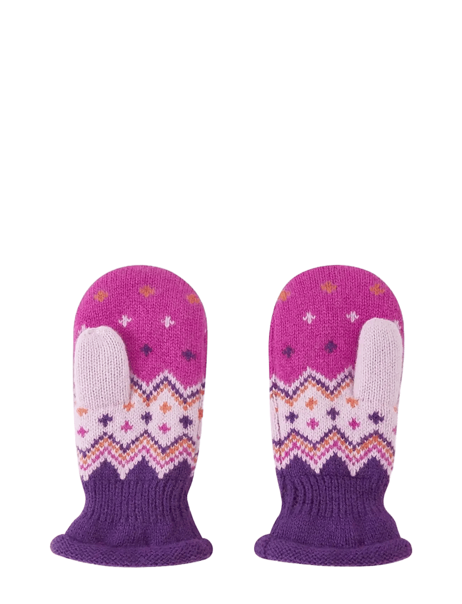 Reima - Mittens (knitted), Lapanen - plum purple - 2
