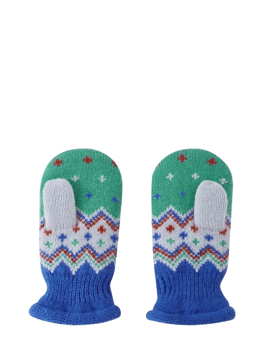 Reima - Mittens (knitted), Lapanen - kindad - sparkly blue - 1