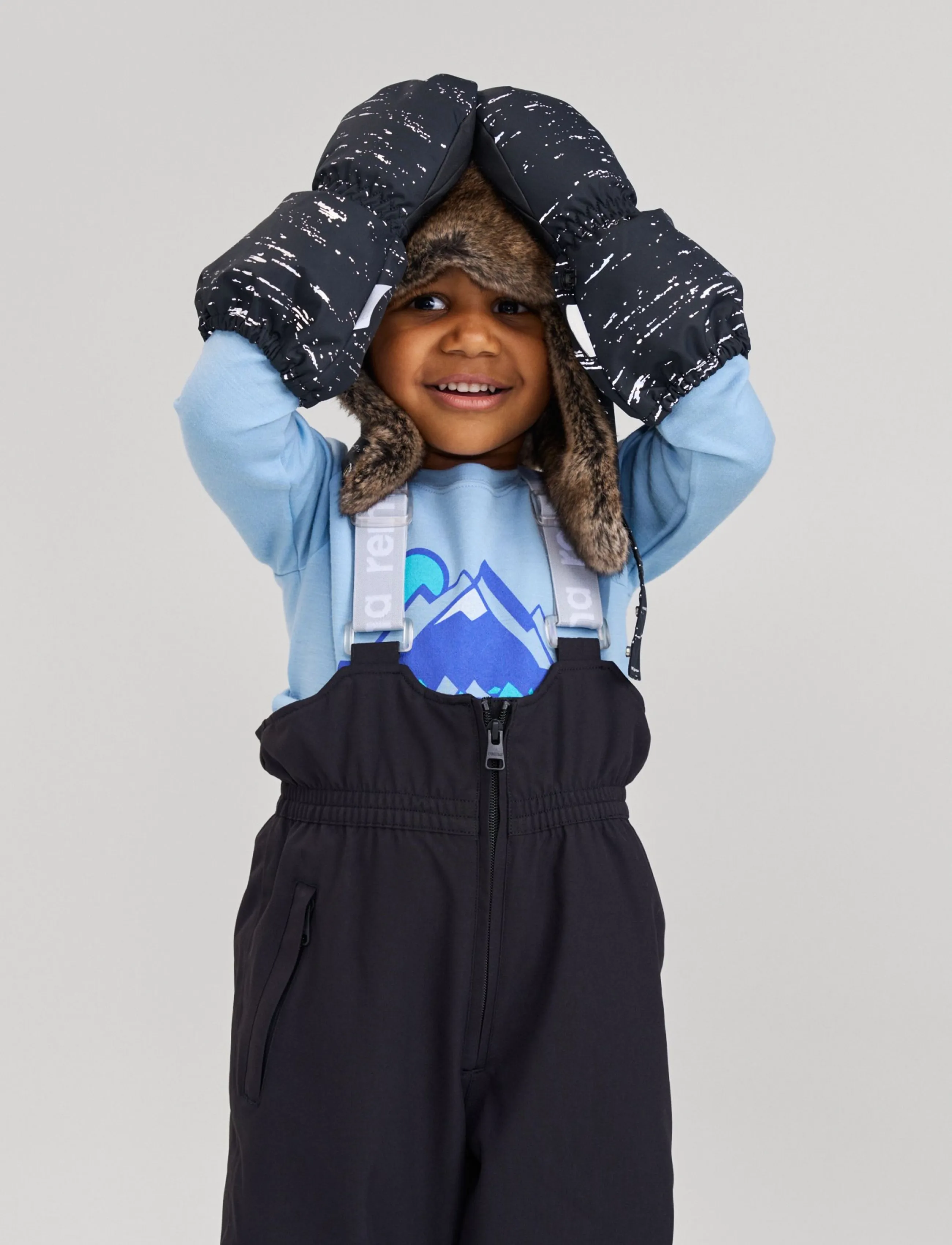 Reima Reimatec Mittens, Kimallus, 4, Black, Handsker Og Vanter > Vanter, Børn