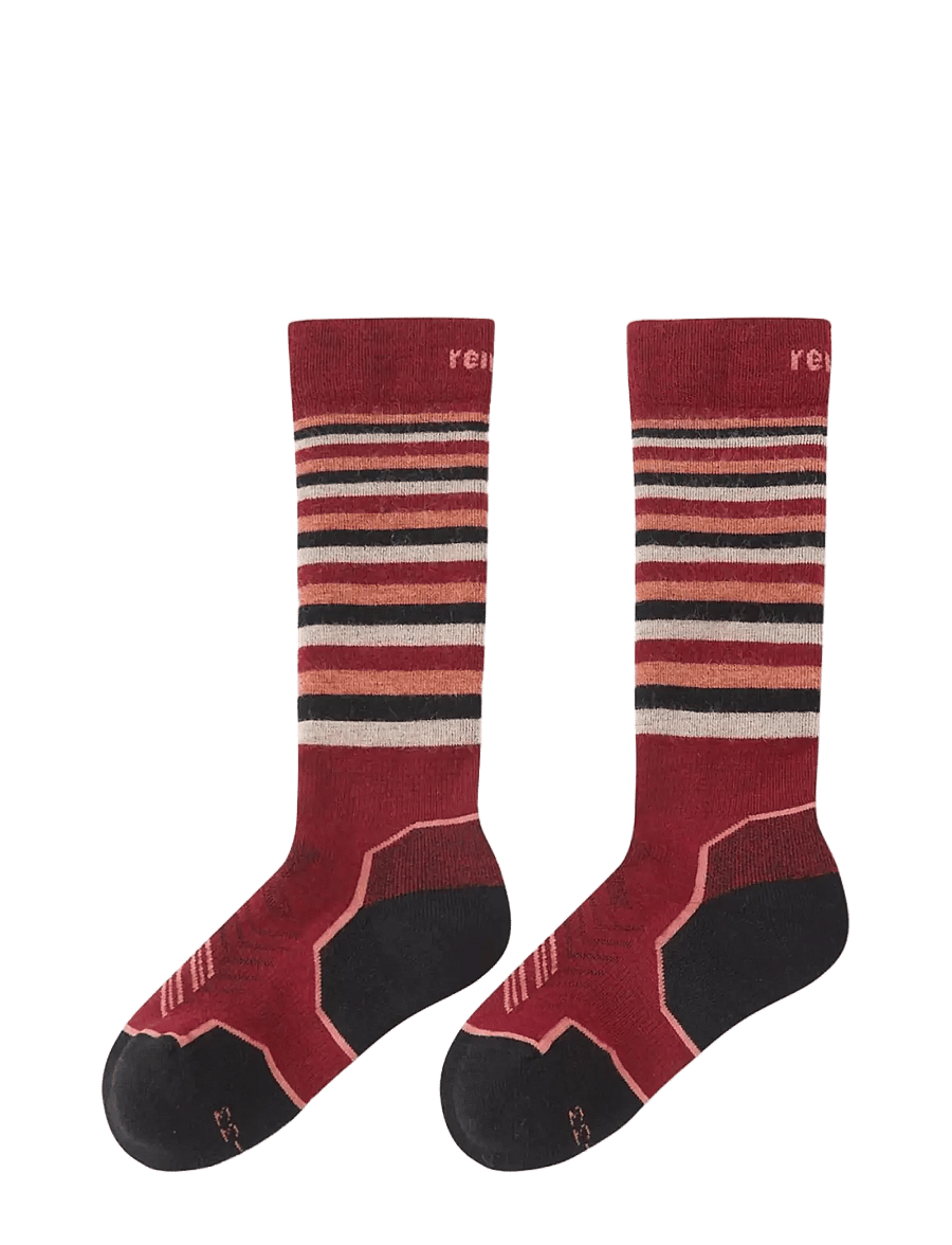Reima - Socks, Suksille - strumpor - cranberry - 0