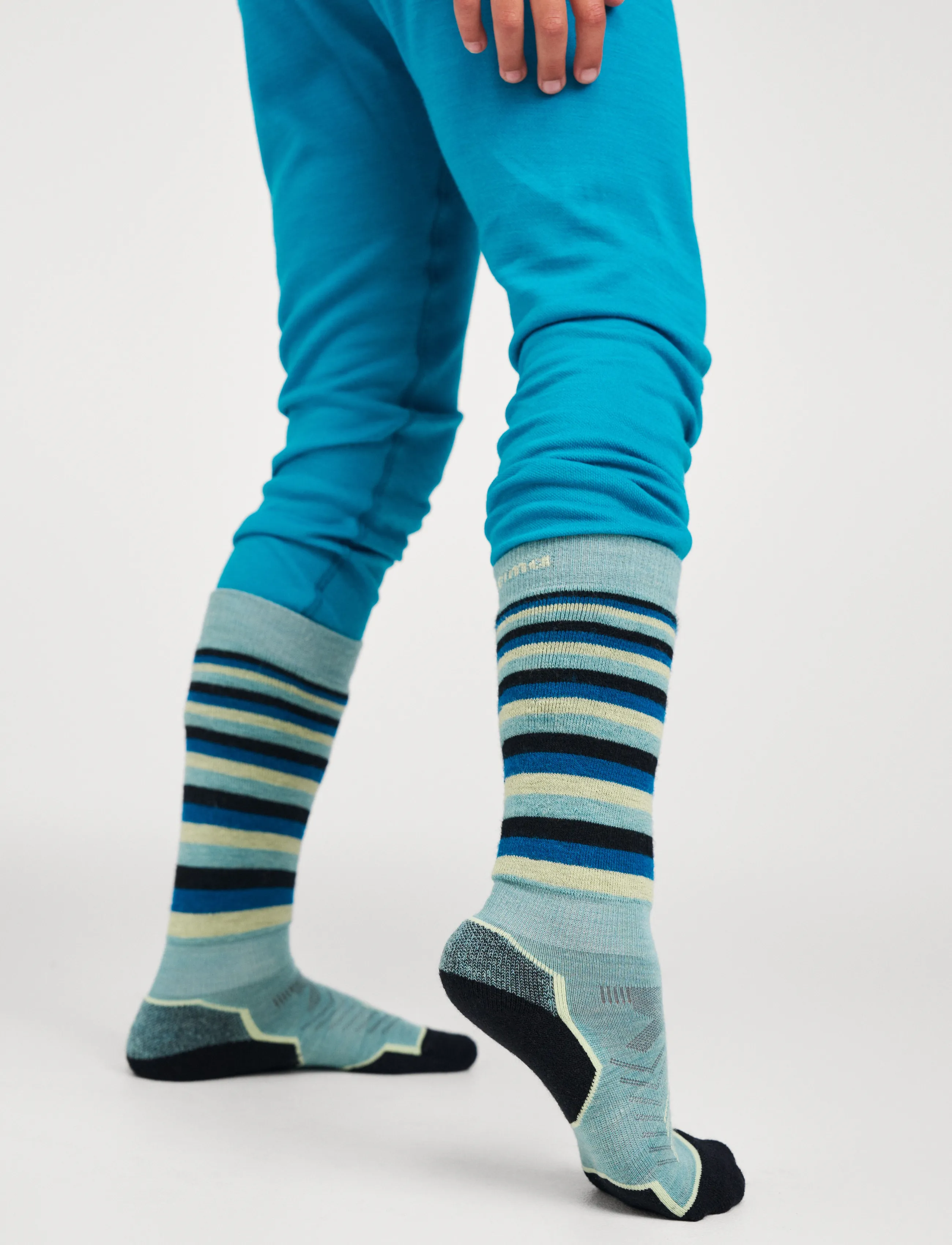 Reima - Socks, Suksille - strumpor - stone green - 3